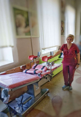 Вітаємо лікарню Львова з придбанням гінекологічного стола від Лоран